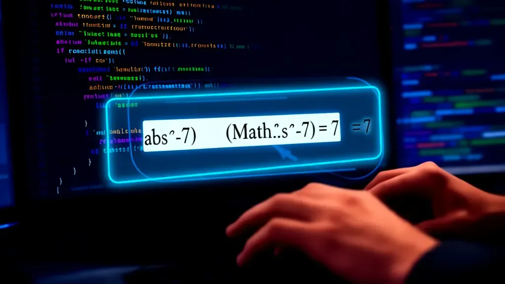 How to get the absolute value using Math.abs in JavaScript